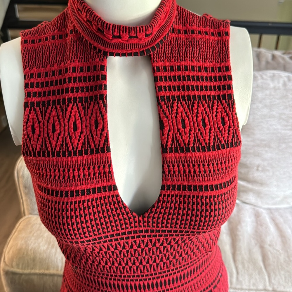 Bebe cutout midi dress